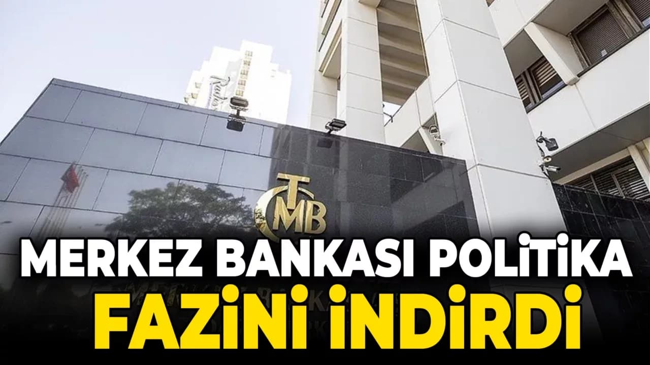 Merkez Bankası yaklaşık iki yıl aradan sonra politika faizini indirdi