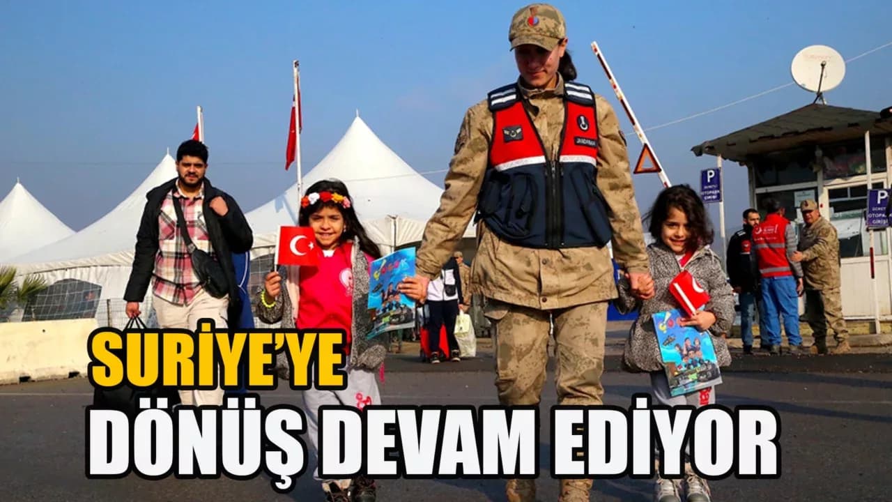 Suriyelilerin Hatay ve Kilis'teki sınır kapılarından ülkelerine dönüşü sürüyor