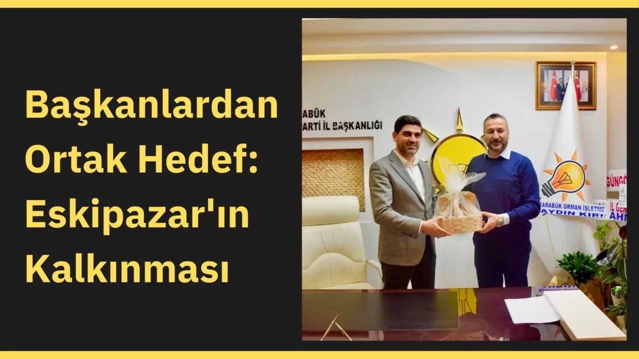 Karabük'te Geleceğe Yönelik Projeler Masaya Yatırıldı