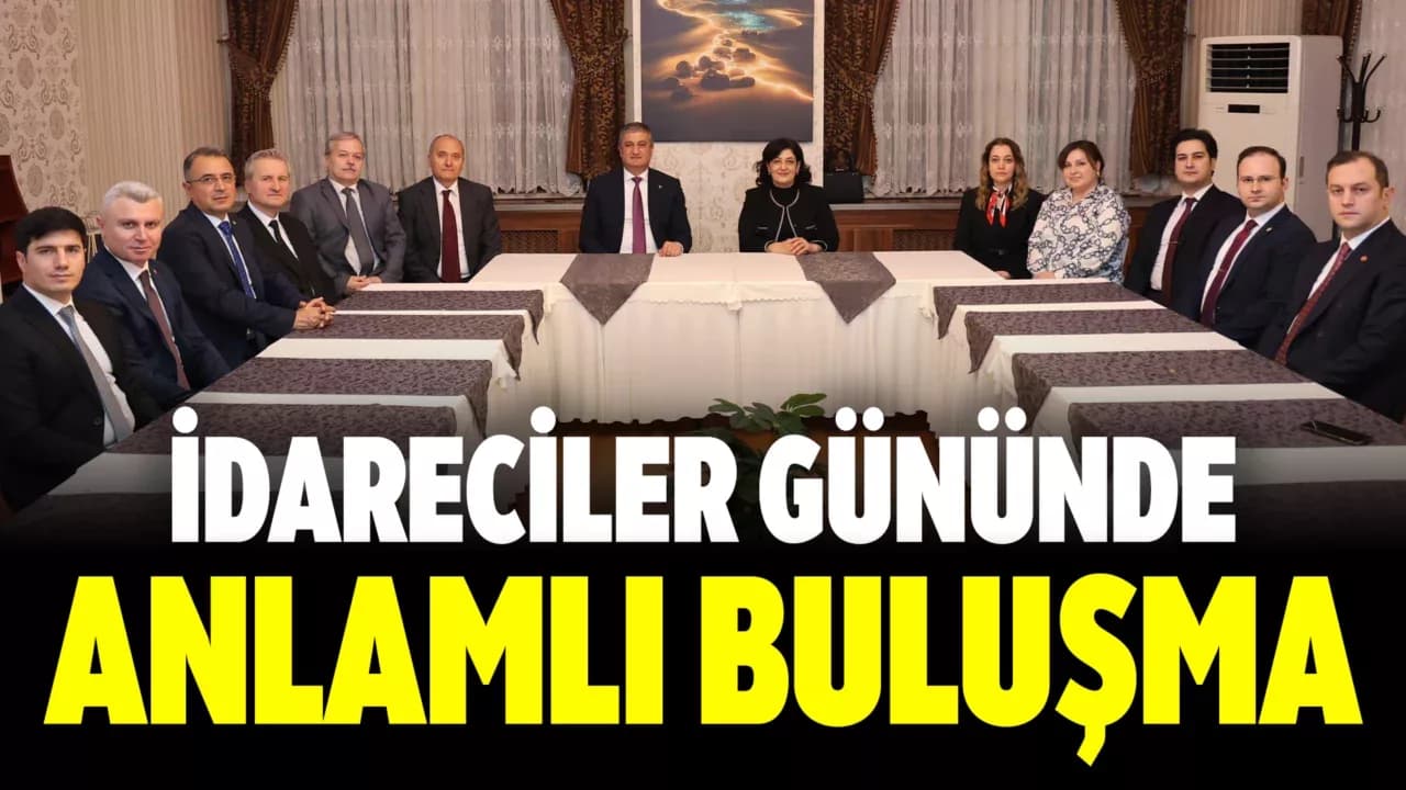 Vali Yavuz, İdareciler Gününde Yardımcıları Ve Kaymakamlarla Buluştu