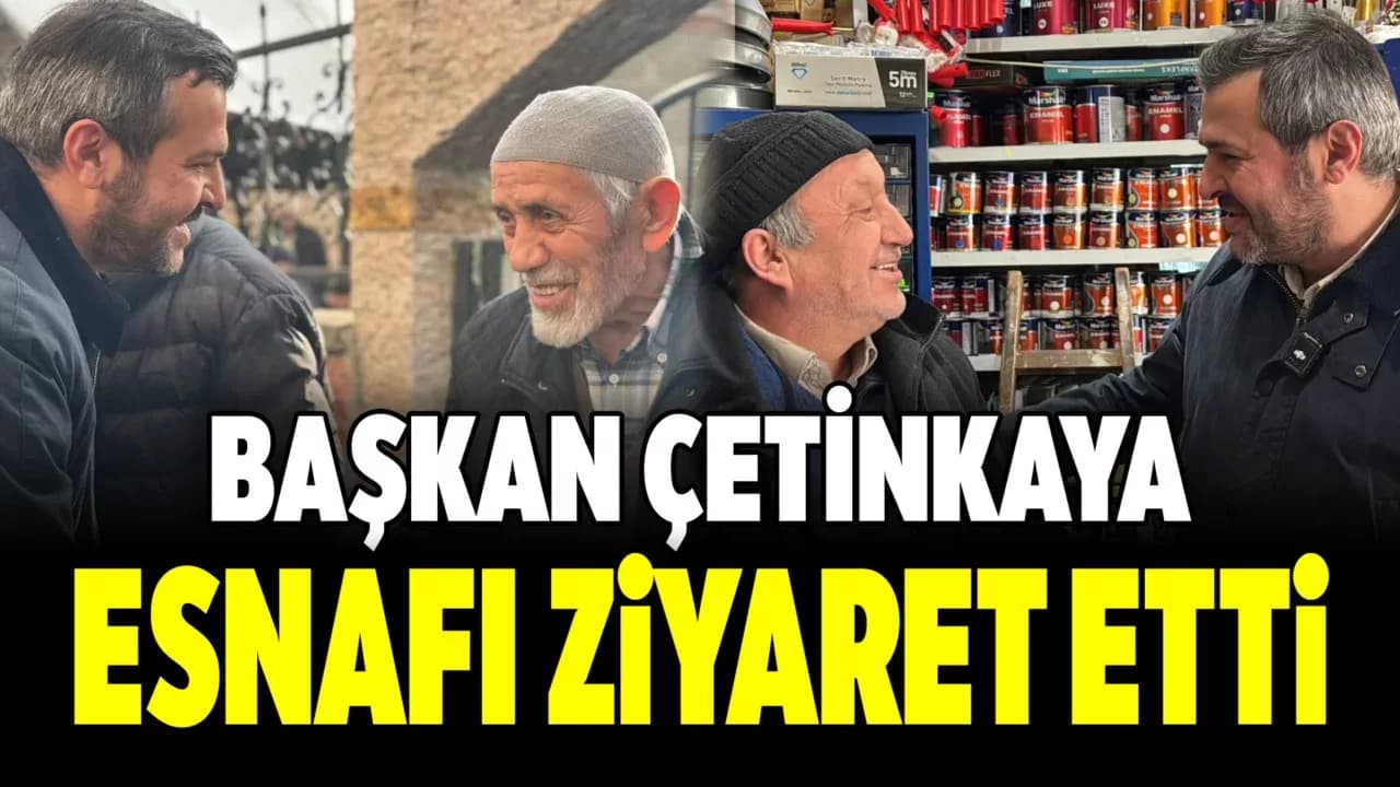 Başkan Çetinkaya Taşkent Caddesi’nde Esnaf Ve Vatandaşlarla Buluştu