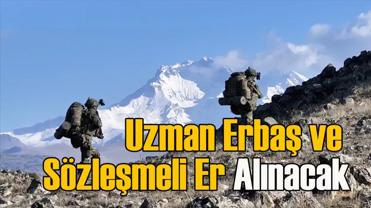 Kara Kuvvetleri Komutanlığı uzman erbaş ve sözleşmeli er alacak