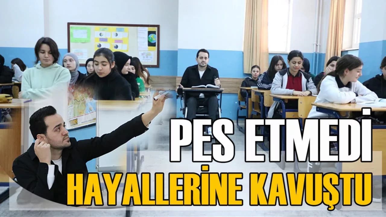 Karabük Üniversitesi Mezunu Yusuf İçel, Öğretmenlik Hayalini Gerçekleştirdi