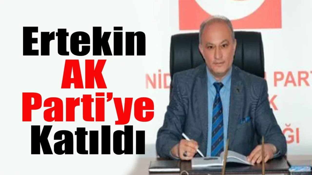 Abidin Ertekin AK Parti’ye Katıldı