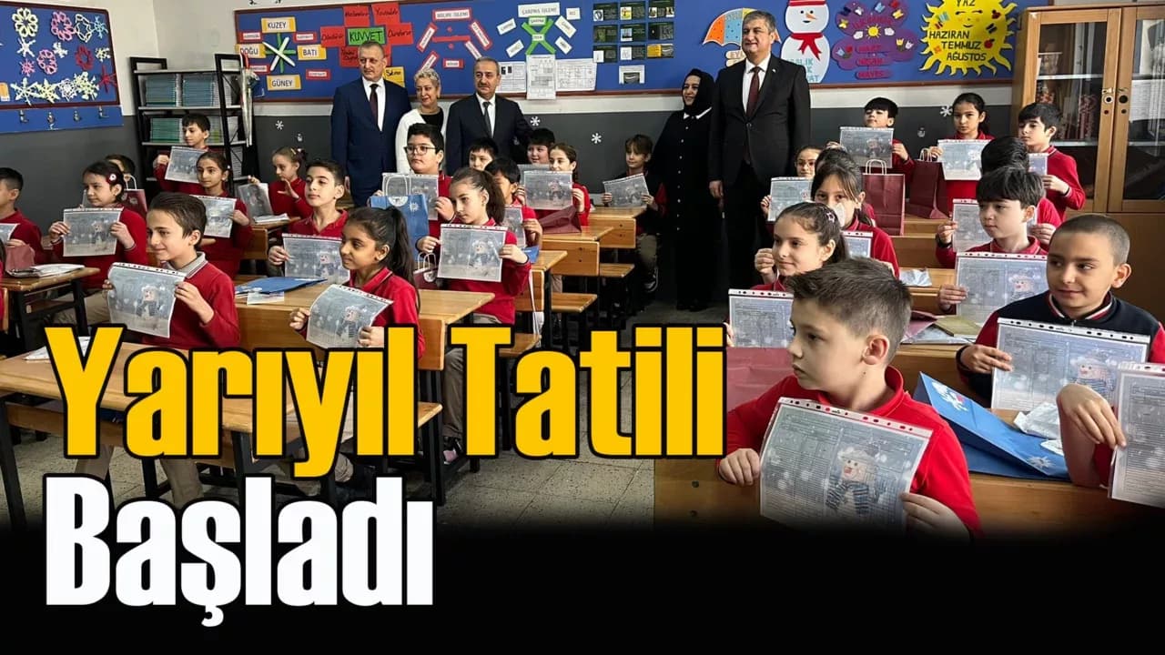 Karabük Anayasa İlkokulu'nda Karne Heyecanı!