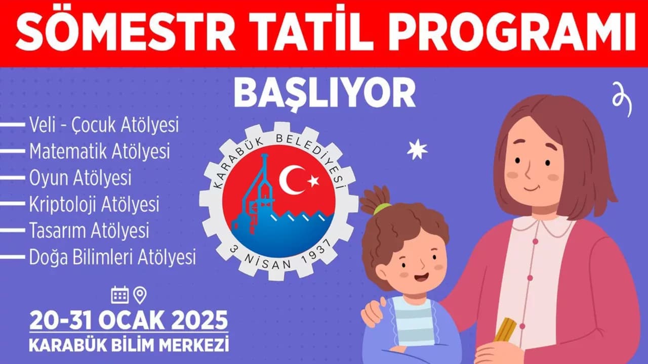 Karabük Bilim Merkezi’nde Sömestr Tatili Coşkusu: Ücretsiz Bilim Etkinlikleri Başlıyor!