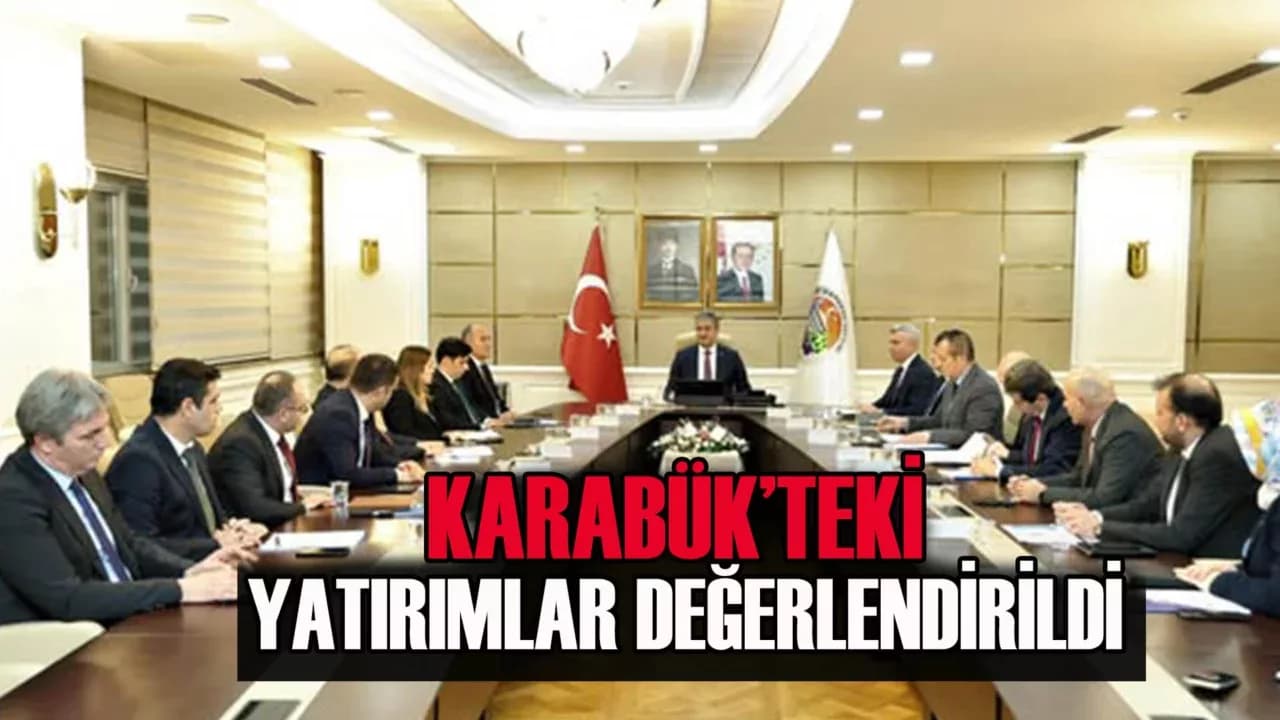 Yatırımları Değerlendirme Toplantısı Yapıldı