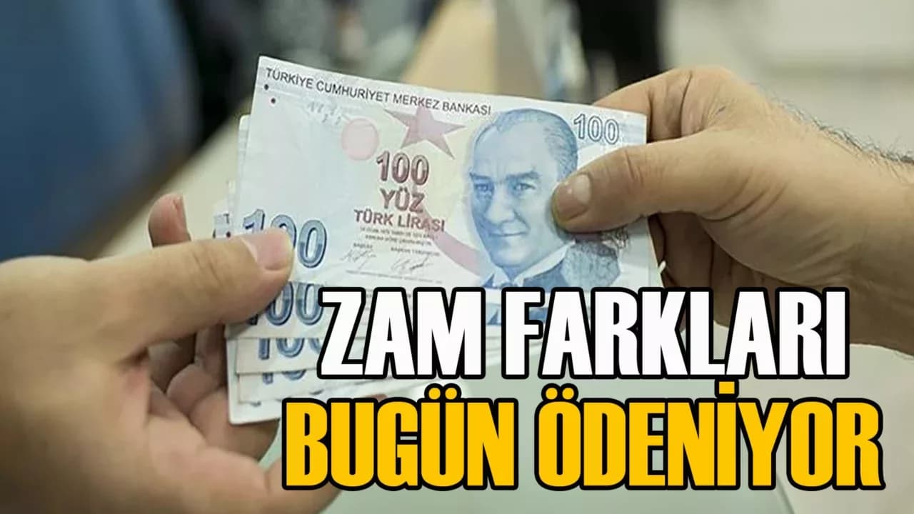 Emekli Sandığından aylık alanların zam farkı bugün ödenecek