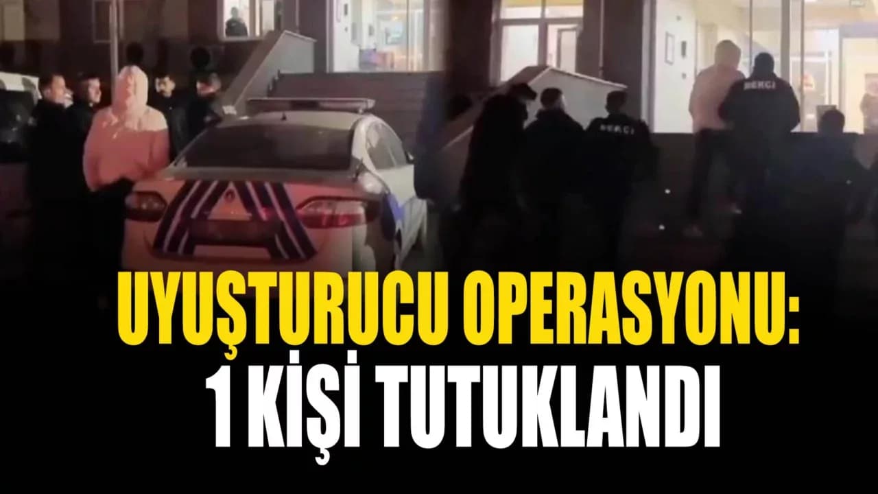 Karabük'te Uyuşturucu Operasyonu Yapıldı