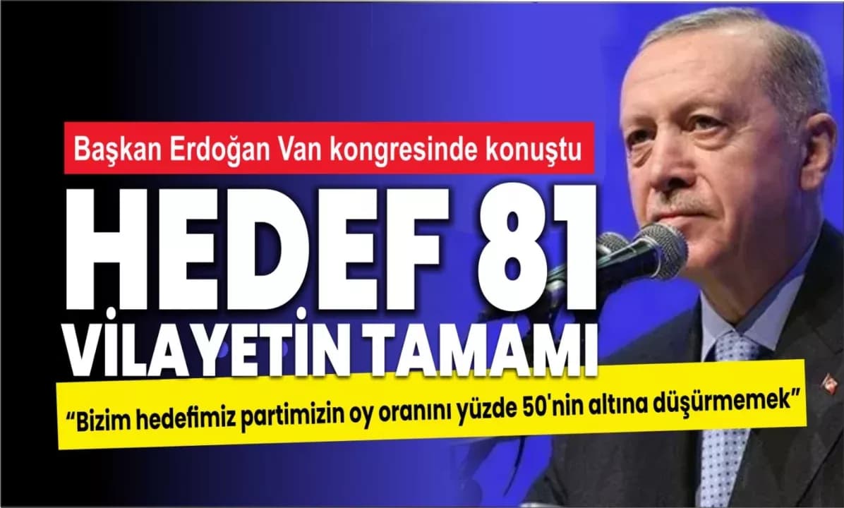 Cumhurbaşkanı Erdoğan’dan seçim mesajı: Hedef yüzde 50’nin üstünde kazanmak