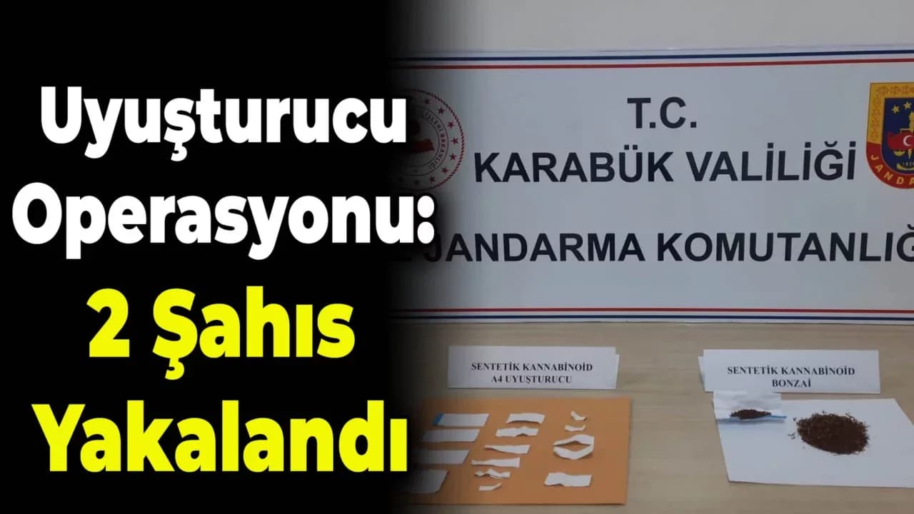 Karabük'te 2 Şahıs Üzerinden Uyuşturucu Madde Çıktı
