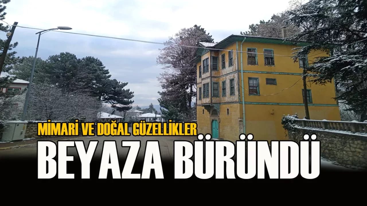 Karabük'te Beyazın Zarafeti Görülmeye Başlandı