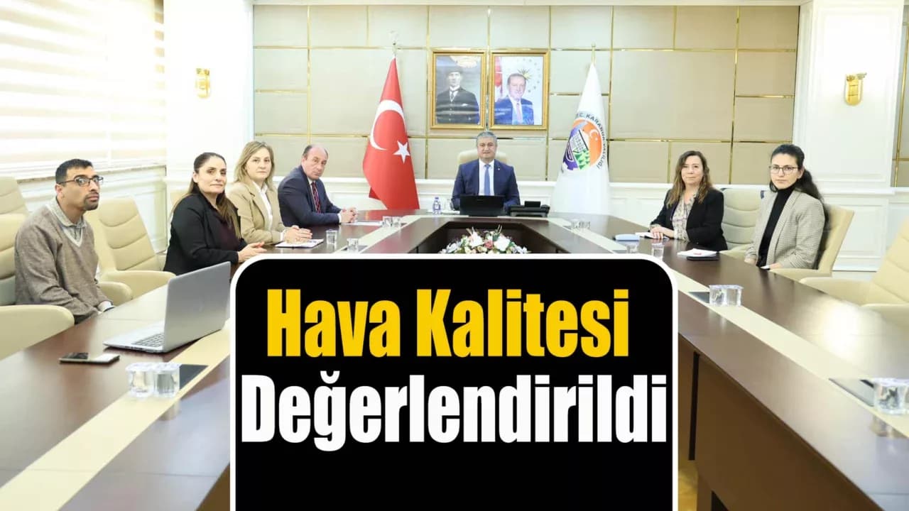 Karabük’te Hava Kalitesi İle İlgili Değerlendirme Yapıldı