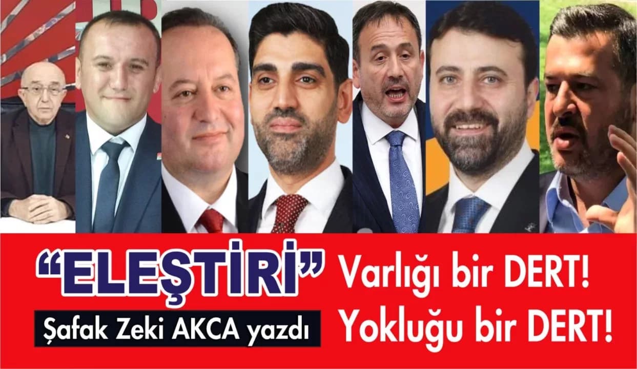 ELEŞTİRİ...