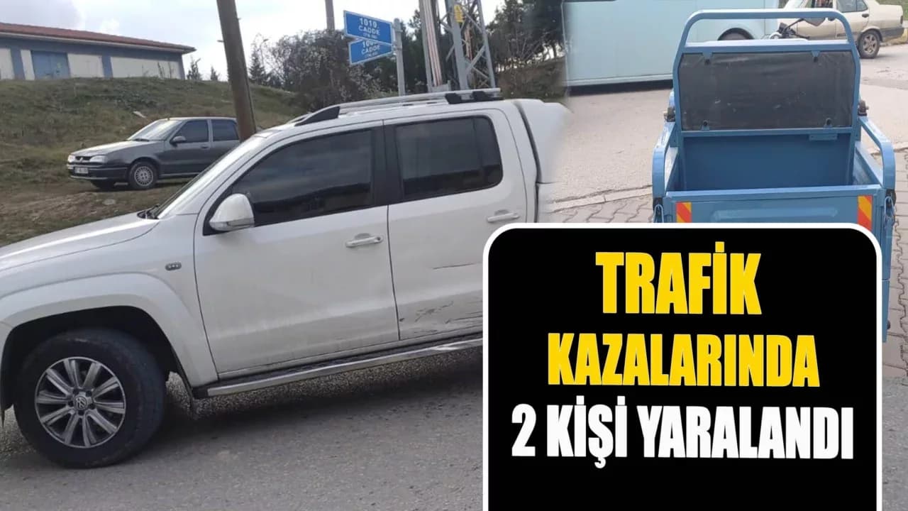 Karabük'te Yaralanmalı Kazalar