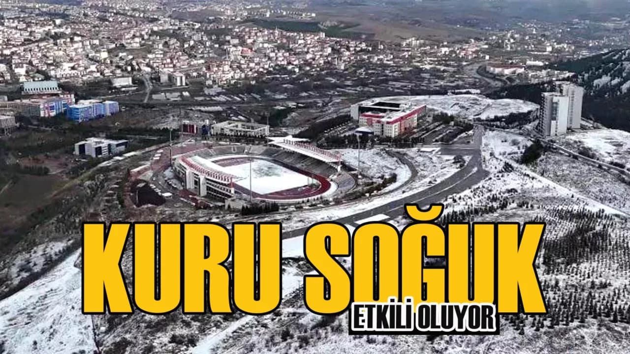 Karabük'te Yüksek Kesimlerde Kar ve Kuru Soğuk Etkili Oluyor