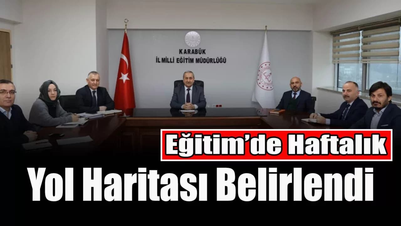 Nevzat Akbaş Başkanlığında Eğitimde Kış Tedbirleri ve Yatırımlar Değerlendirildi
