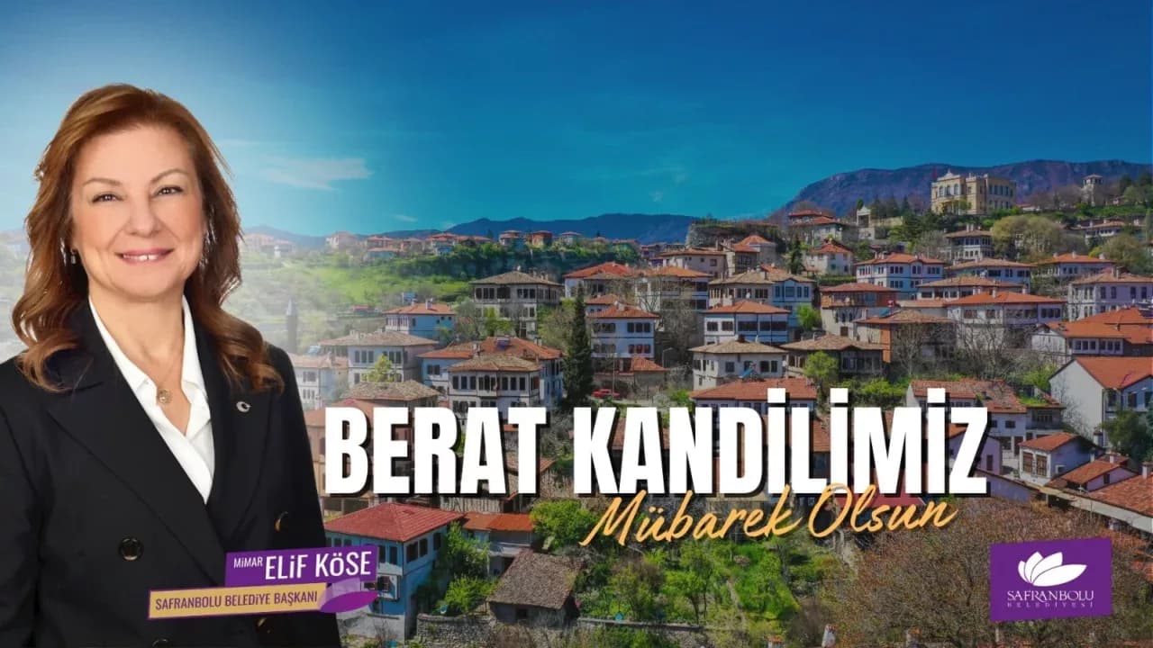 Başkan Elif Köse’nin Berat Kandili Mesajı: "Bu Gece Umut ve Affın Simgesi"