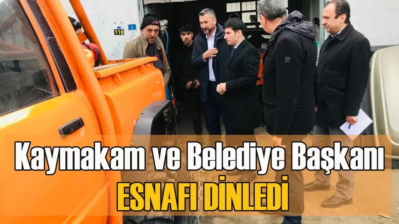 Eskipazar Kaymakamı, Sanayi Sitesi Esnafını Ziyaret Etti