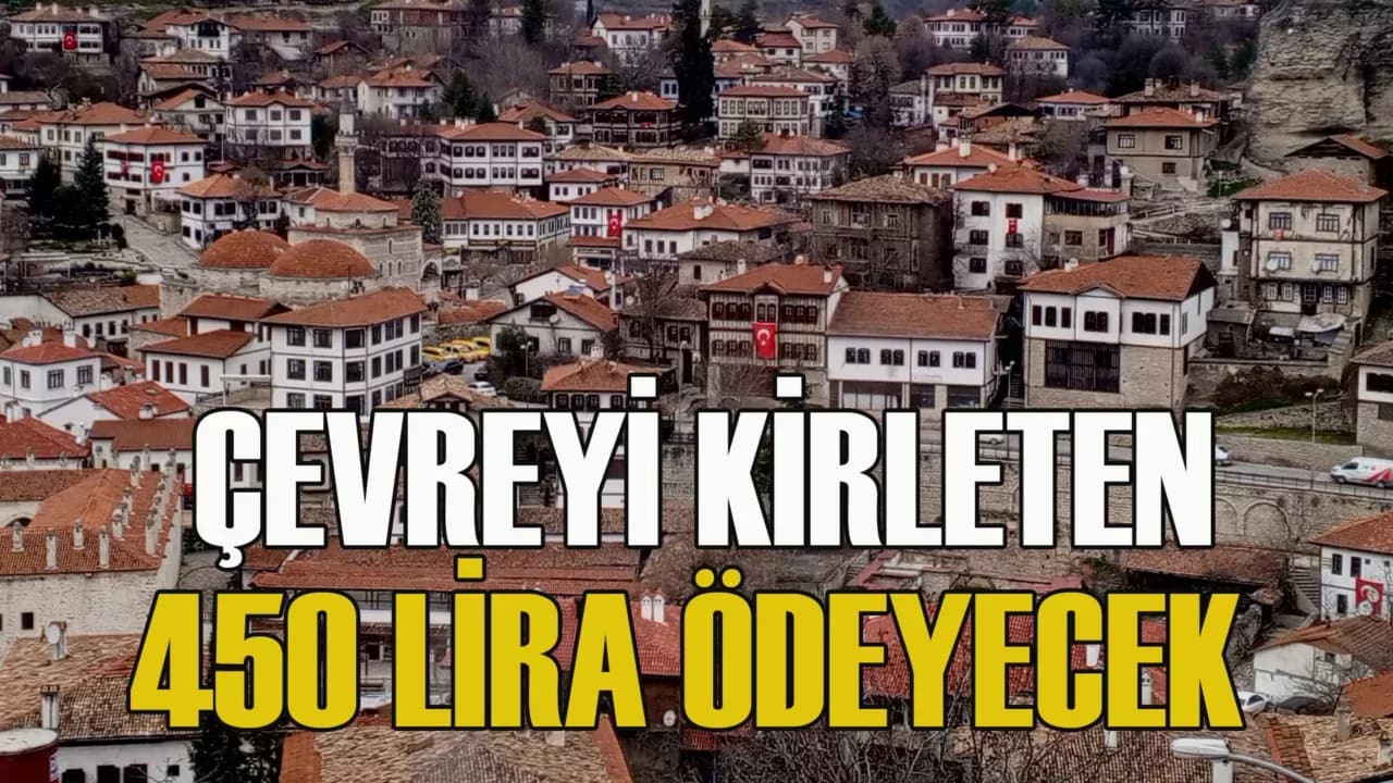 Safranbolu Belediyesi’nden Temizlik Uyarısı:  Çevreyi Kirletenlere Ceza Uygulanacak