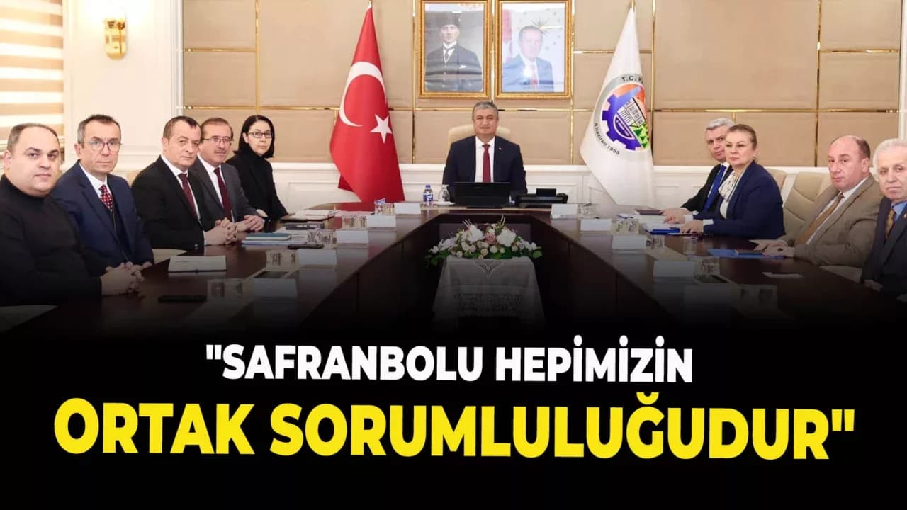 "Tarihi Safranbolu Projesi" Toplantısı Gerçekleştirildi