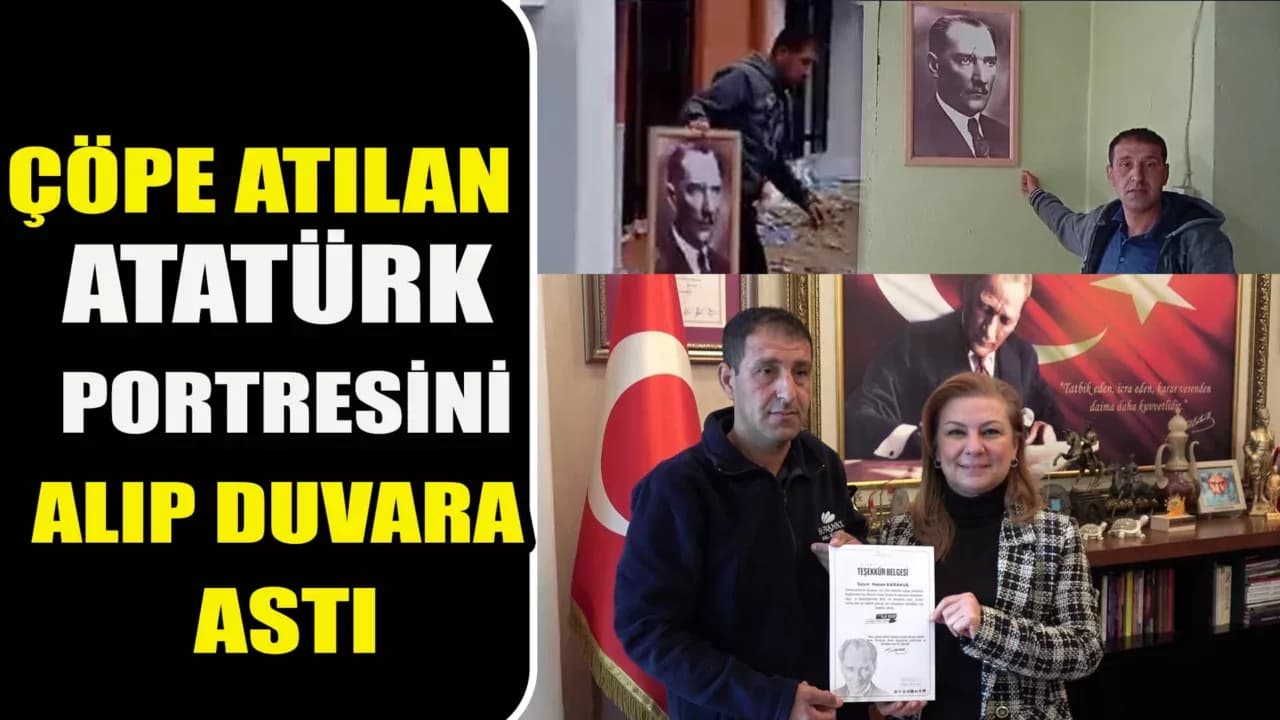 Temizlik Personelinin ‘Atatürk' Hassasiyeti