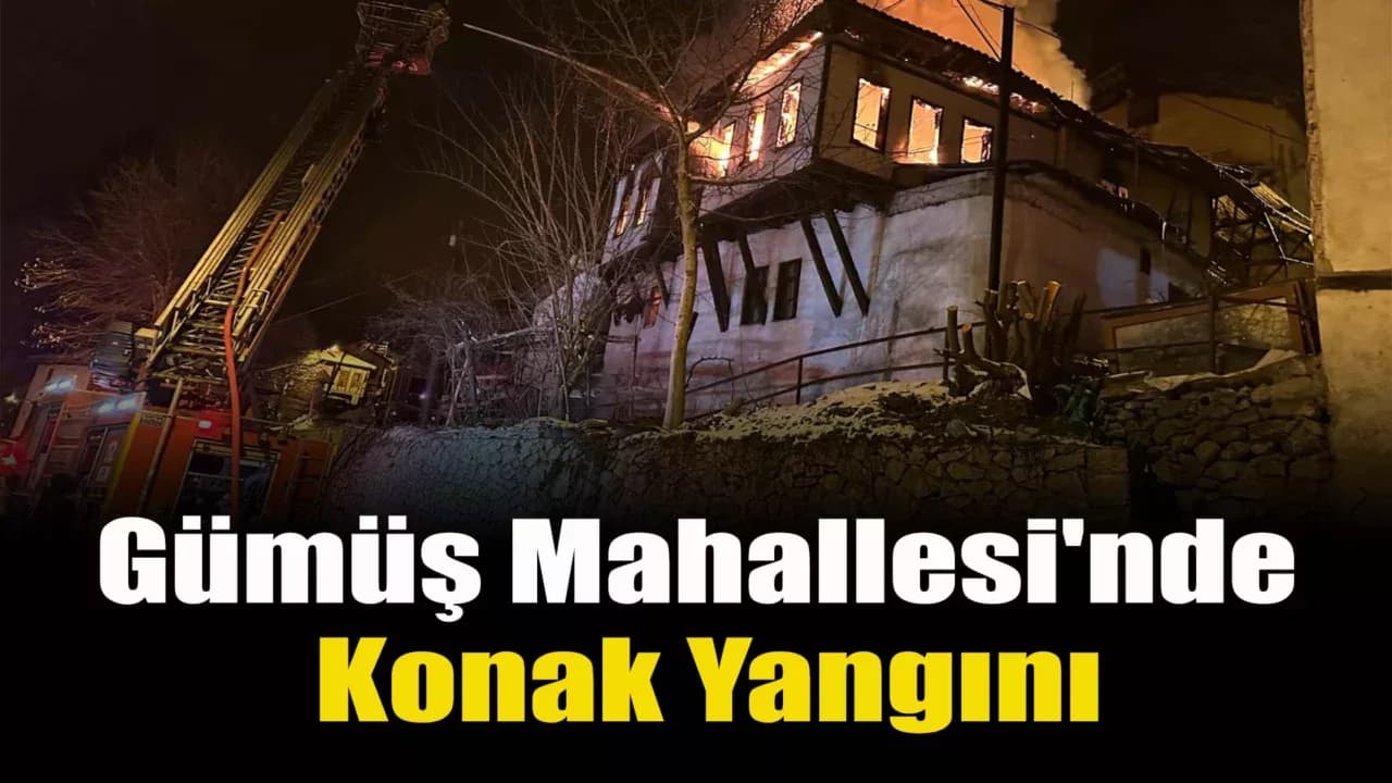 Safranbolu'da Konakta Yangın Paniği!