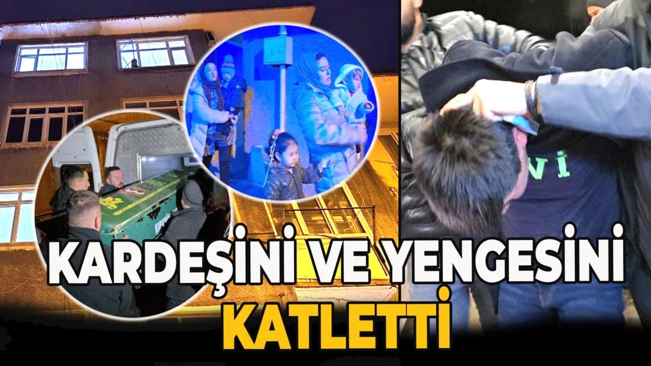 Karabük'te kan donduran cinayet: Çocukların gözü önünde kardeşi ve yengesini silahla vurarak öldürdü