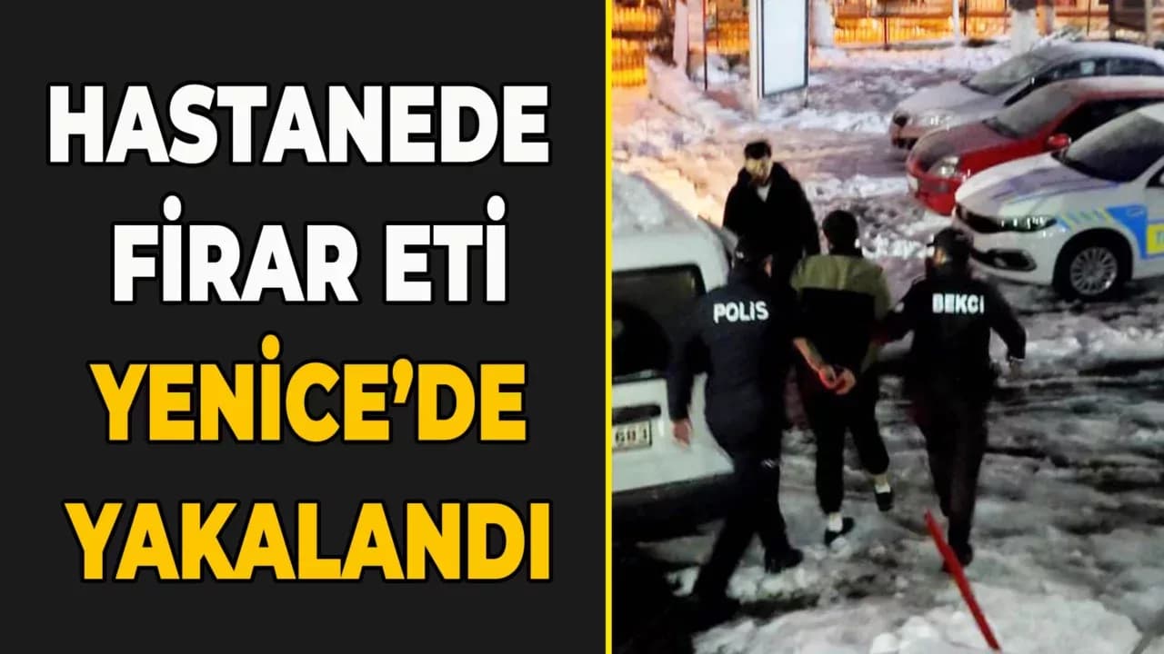 Hastanede Firar Etti, İlçede Yakayı Ele Verdi