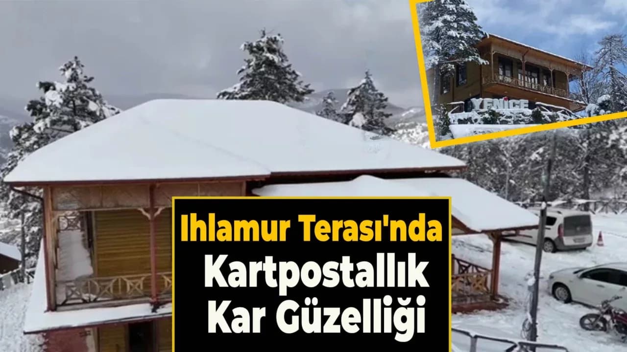 Seyir Terası Beyaz Örtüyle Mest Etti