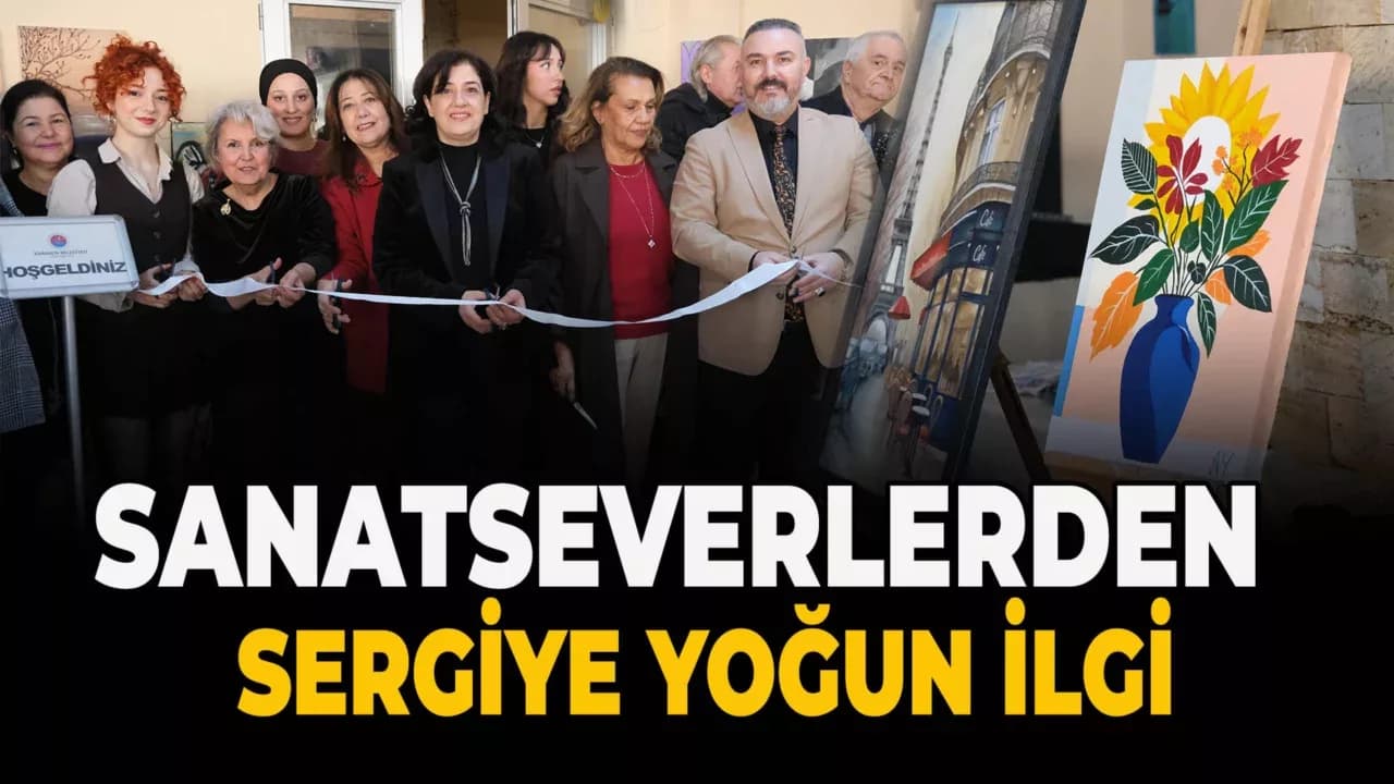 Karabük'te Sanata Destek: Kursiyerler Eserlerini Sergiledi