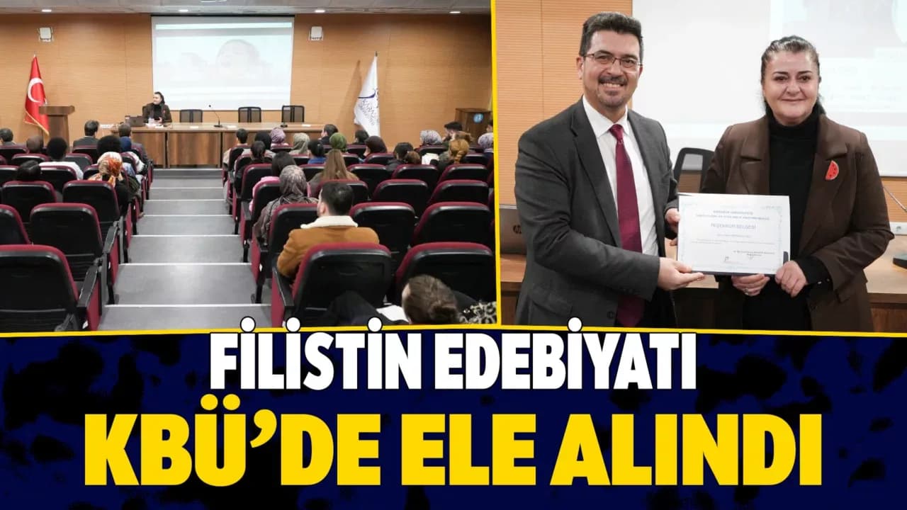 Filistin Edebiyatı ve Kadınların Mücadelesi KBÜ'de Ele Alındı