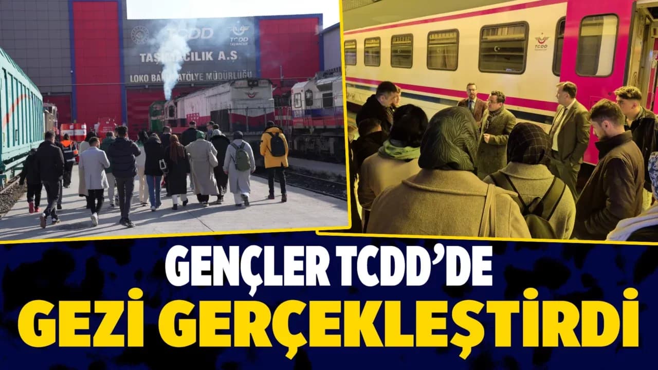 Gençler, KARDEMİR ve TCDD Taşımacılık AŞ.'yi gezdi