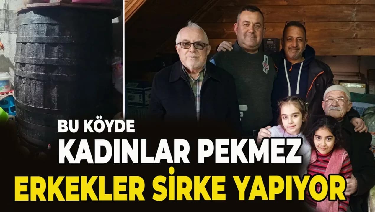 Yazıköy'de Geleneksel Sirke Üretimi Devam Ediyor