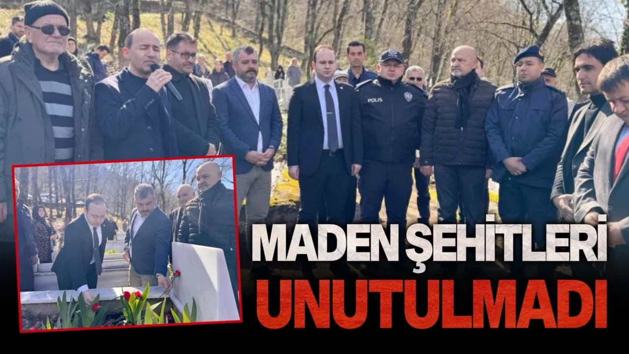 Yenice'de Maden şehitleri unutulmadı