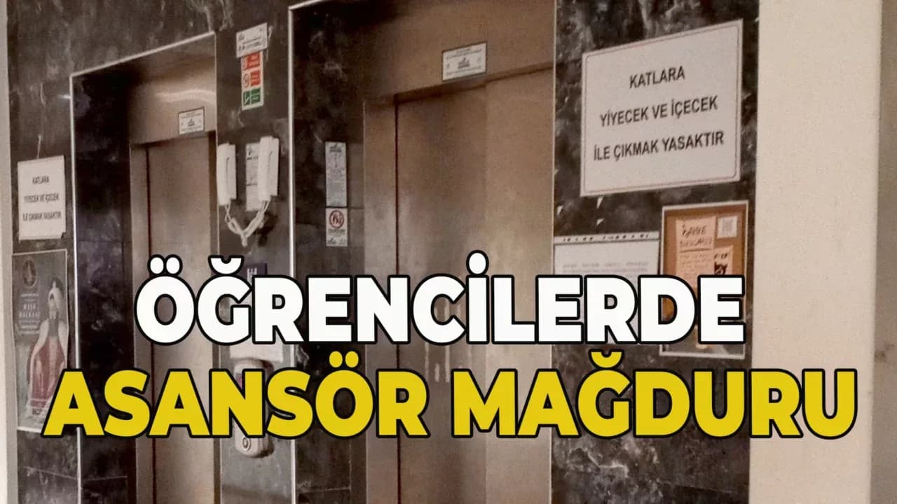 Karabük’te Asansörlerin Güvenlik Açığına Öğrenci Tepkisi