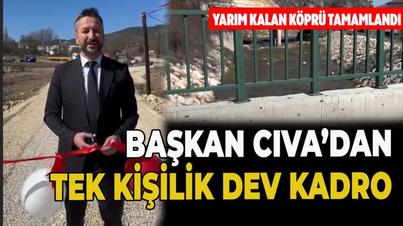 Eskipazar Başkanı'ndan Şaşırtan Köprü Açılışı