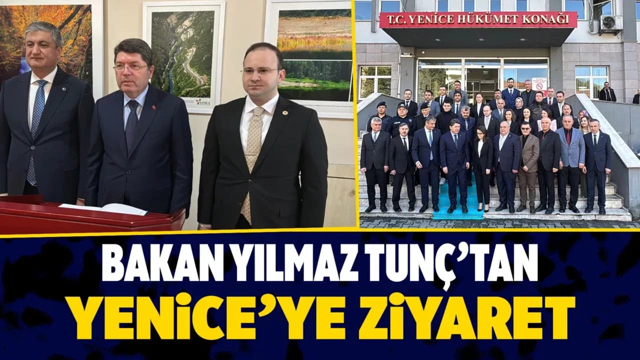 Adalet Bakanı Yılmaz Tunç, Karabük'e Geldi