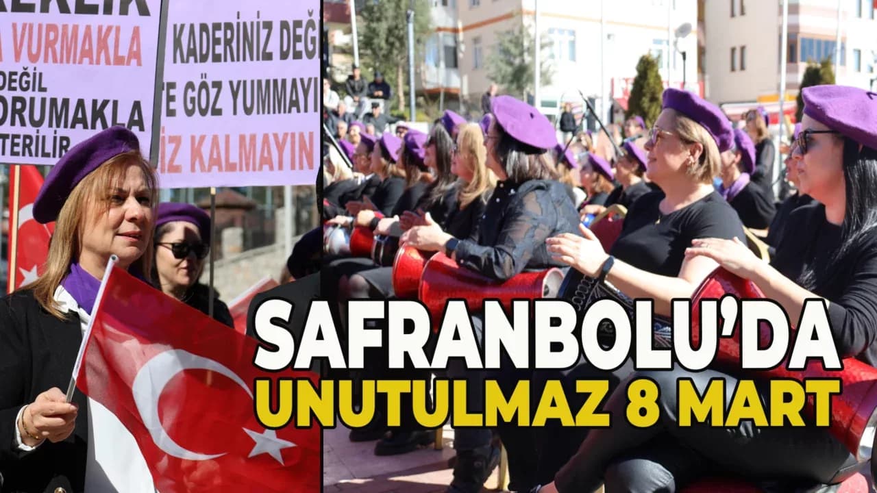 Safranbolu’da Kadınlar Günü Coşku ile Kutlandı