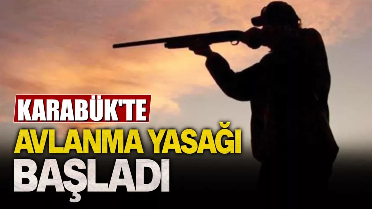 Karabük’te avlanma yasağı başladı