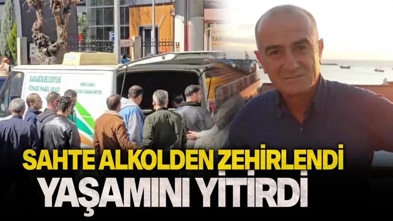 Sahte alkolden zehirlenen kişi yaşamını yitirdi