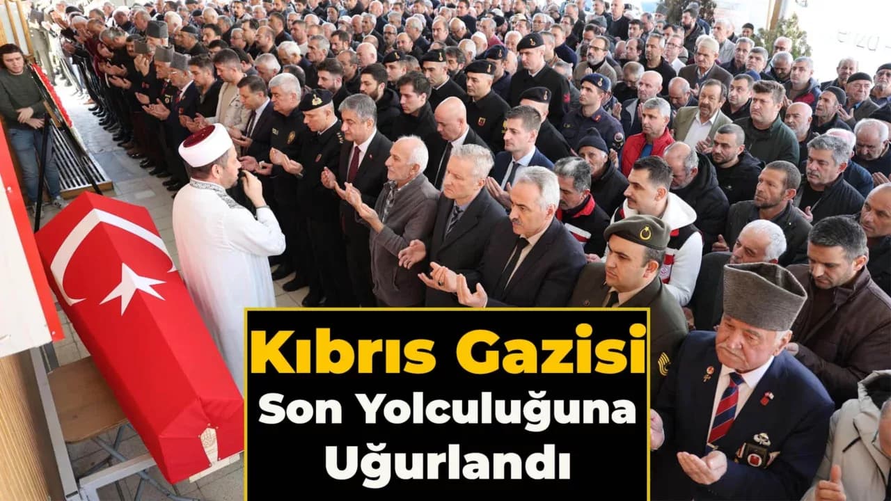 Kıbrıs Gazisi Kazım Sezer Son Yolculuğuna Uğurlandı