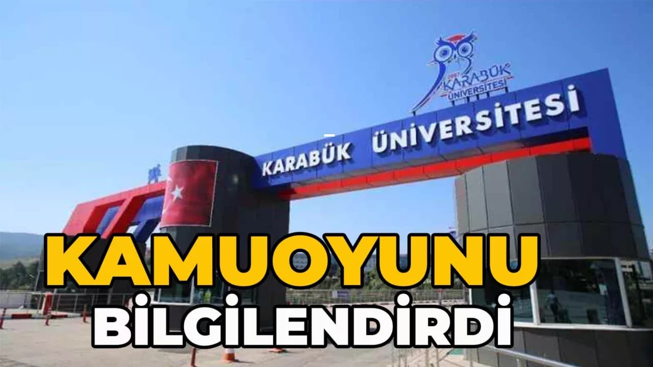 Karabük Üniversitesi'nden Sosyalfest ve Bağış İddialarına Yanıt