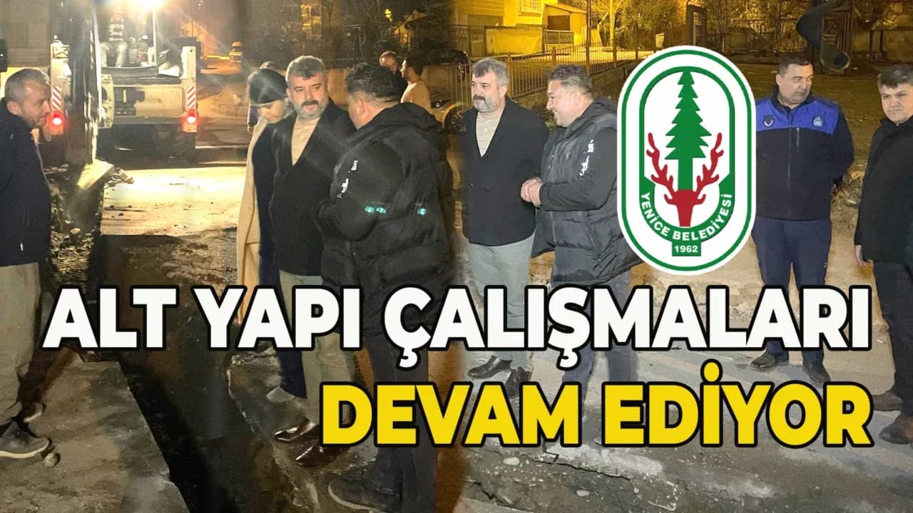Yenice’de Su Altyapı Çalışmaları Aralıksız Sürüyor