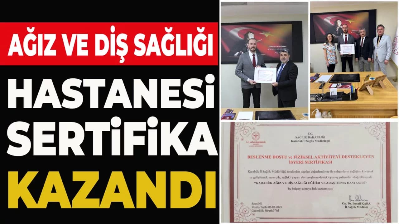 ADSEAH, "Beslenme Dostu ve Fiziksel Aktivite Sertifikası" Aldı