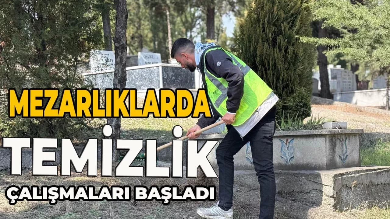 Karabük Belediyesi, Ramazan Bayramı Öncesi Mezarlıklarda Temizlik Çalışmalarına Başladı