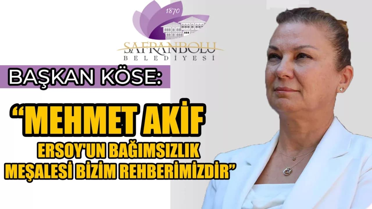 Safranbolu Belediye Başkanı Mimar Elif Köse’den 12 Mart Mesajı