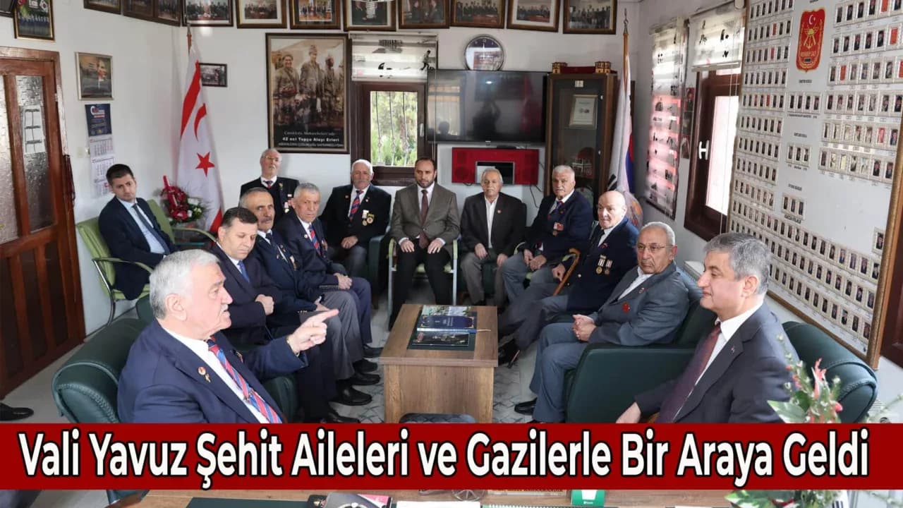 Vali Yavuz: "Şehitlerimizin Aileleri ve Gazilerimizin Yanındayız"