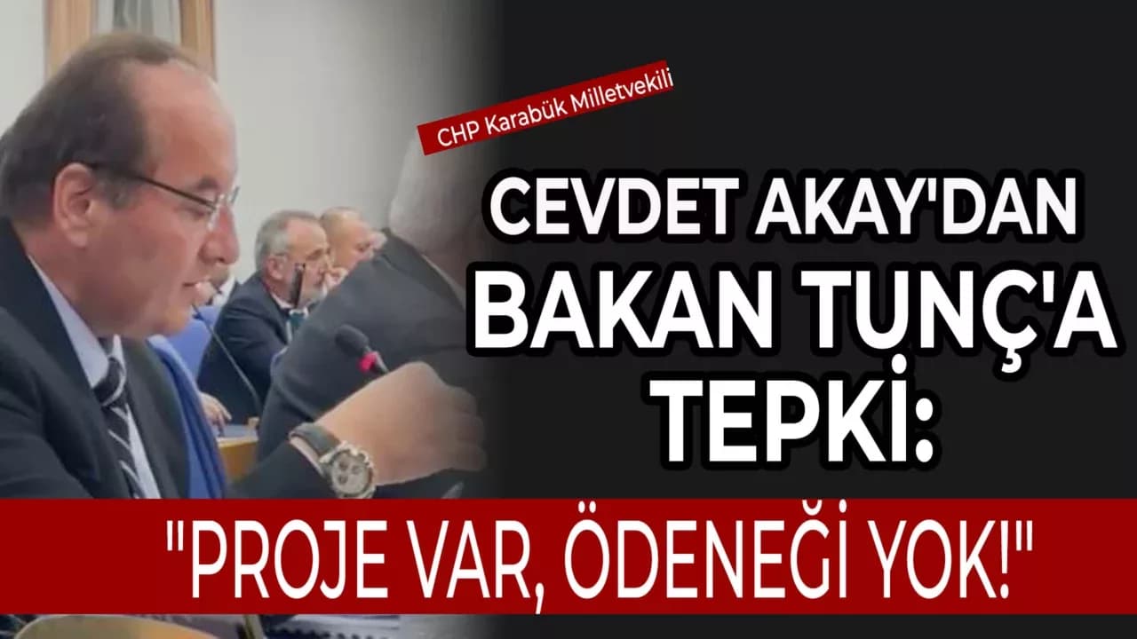 Cevdet Akay: "2025 Yatırım Programında Adalet Sarayı İçin Yalnızca 1000 Lira Ayrıldı"