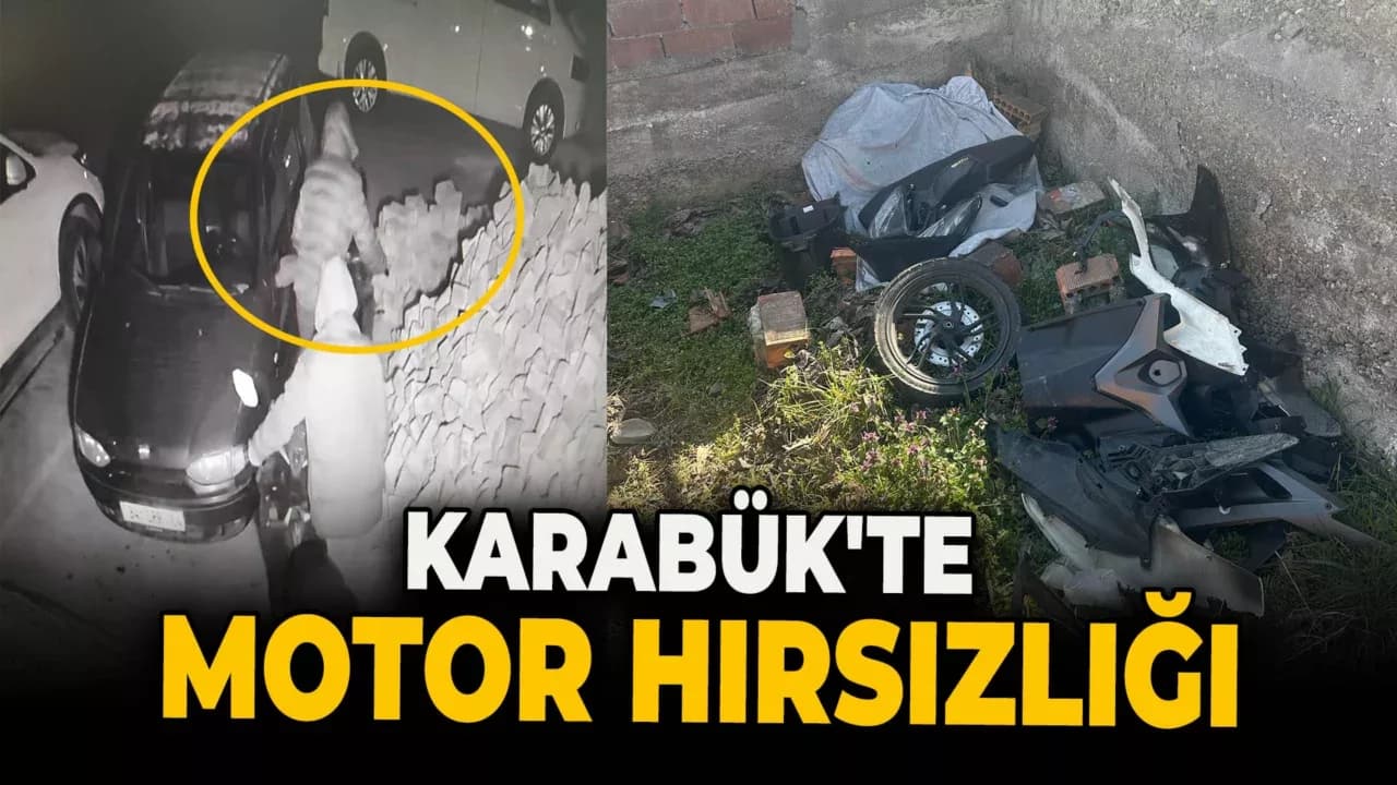 Karabük'te Motor Hırsızları Yakalandı